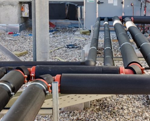 Pipe Insulation On Exterior Plumbing Pipes